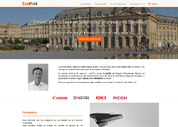 Site client Sooprint, conseil et courtage en solutions d'impression à Bordeaux